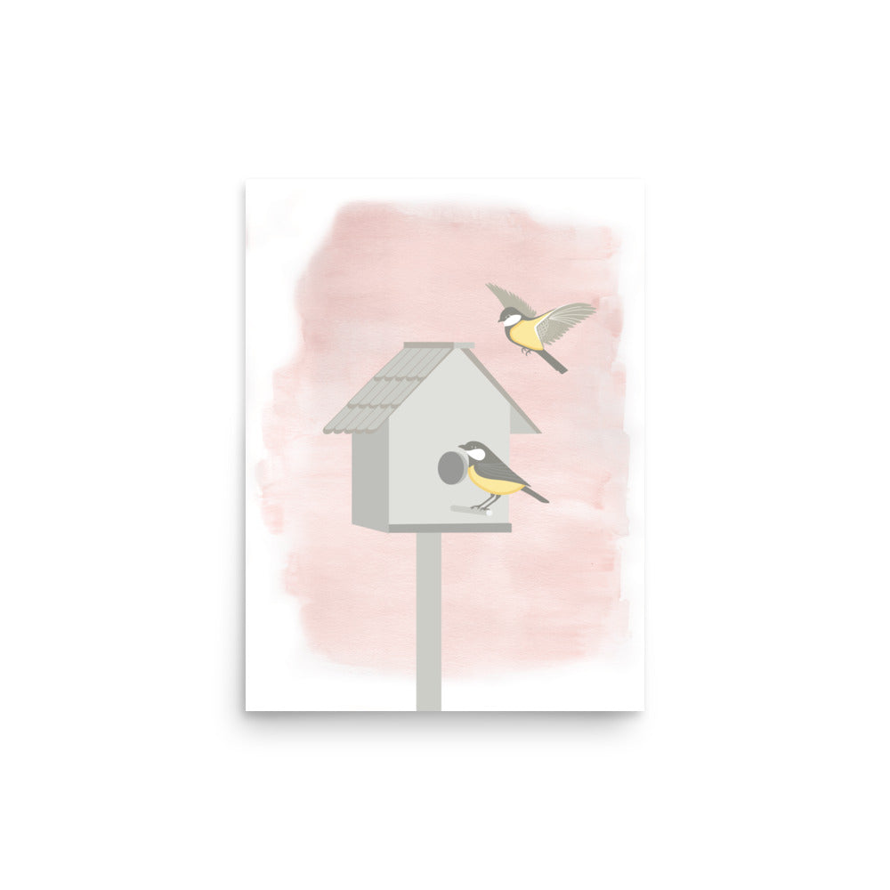 Birdhouse Print