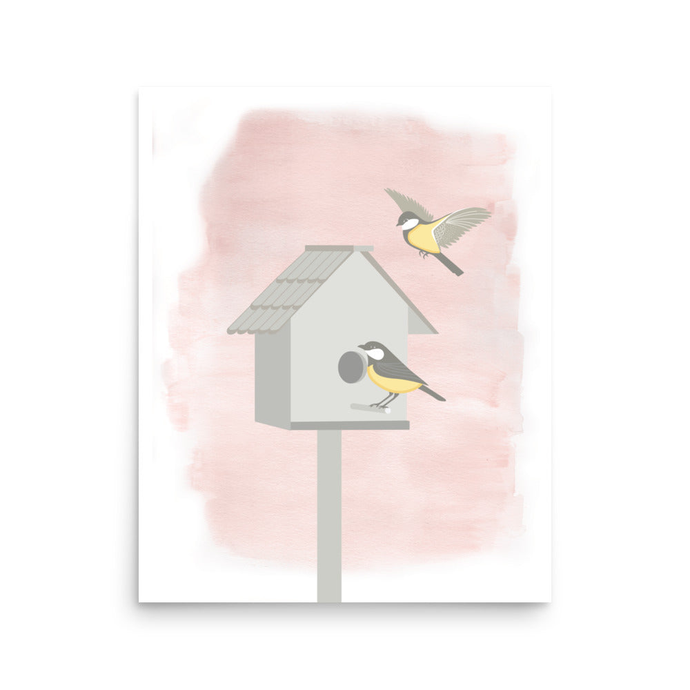 Birdhouse Print