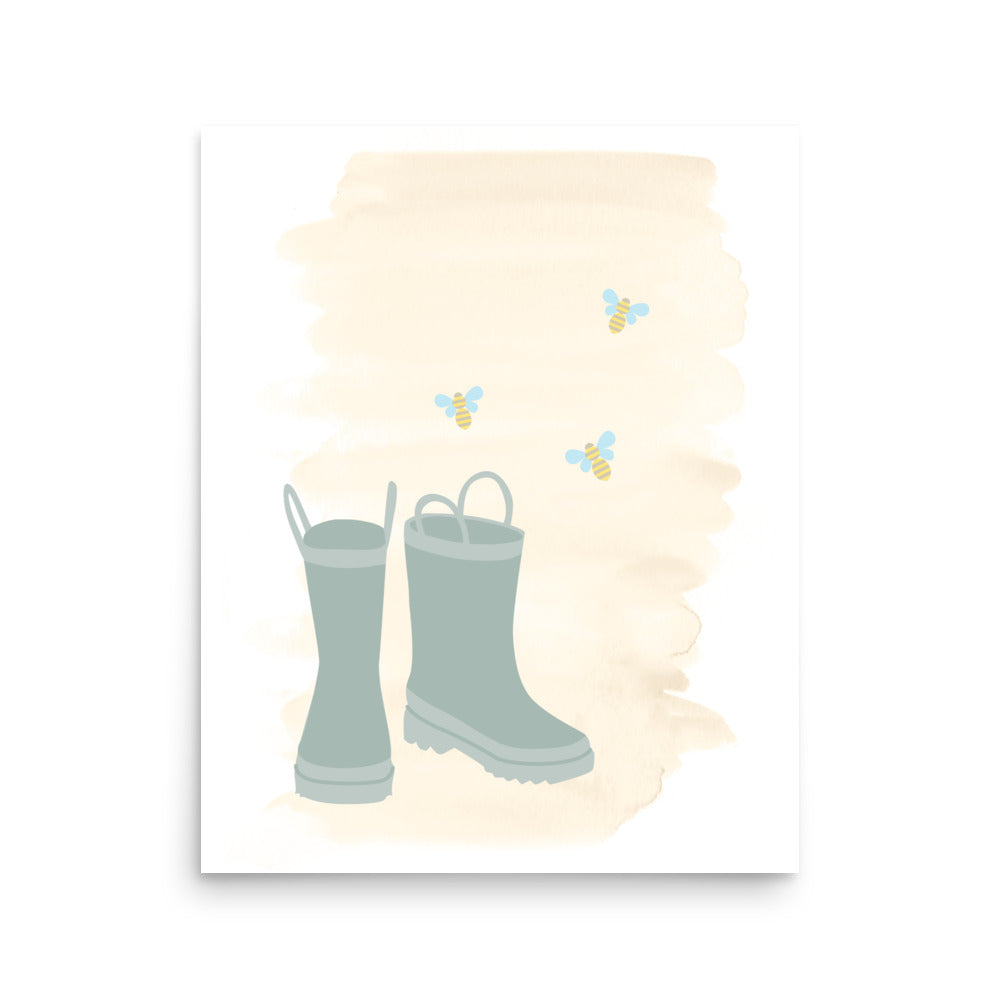 Rain Boots and Honey Bees