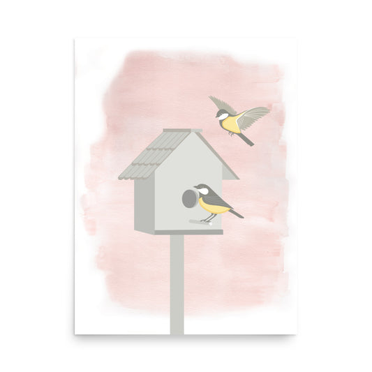 Birdhouse Print