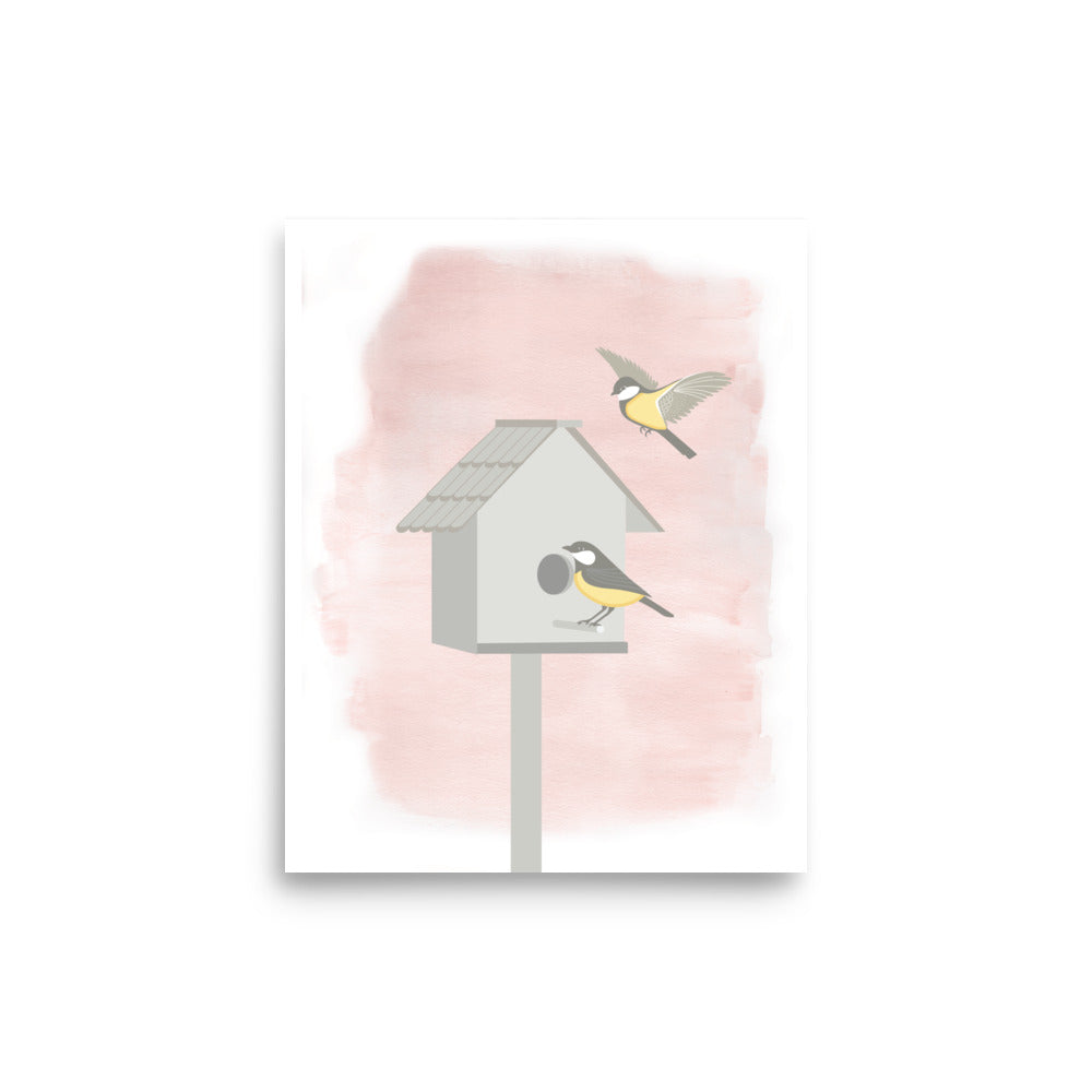 Birdhouse Print